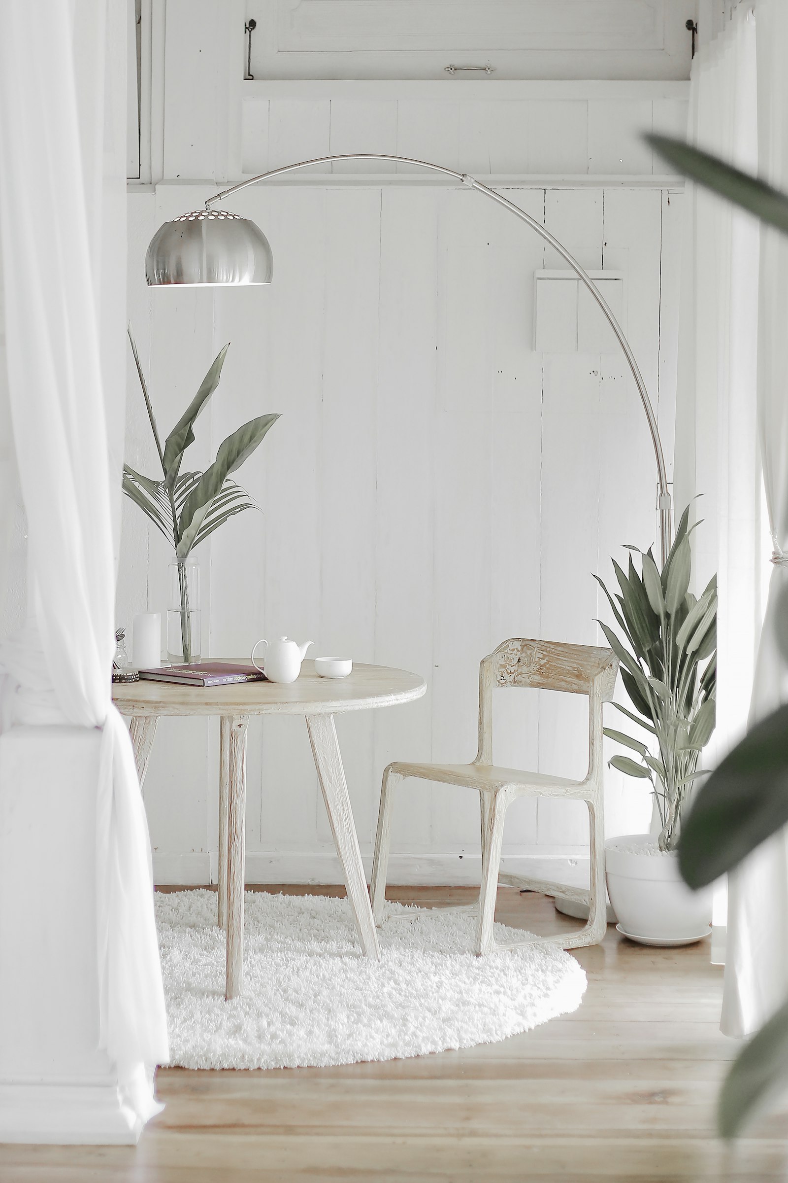Escalier en bois massif contemporain